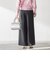 ソフィーツイルストレッチワイドパンツ ≪洗える≫