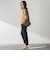【WEB限定】美シルエット裏起毛ストレッチパンツ≪13号あり/毛玉防止≫
