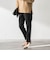 【WEB限定】美シルエット裏起毛ストレッチパンツ≪13号あり/毛玉防止≫
