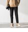 【WEB限定】美シルエット裏起毛ストレッチパンツ≪13号あり/毛玉防止≫