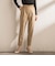 【WEB限定】美シルエット裏起毛ストレッチパンツ≪13号あり/毛玉防止≫