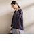 【WEB限定】《暖色美》裏起毛Vネックトップス≪手洗い≫