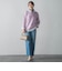 【WEB限定】《暖色美》裏起毛Vネックトップス≪手洗い≫