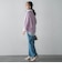 【WEB限定】《暖色美》裏起毛Vネックトップス≪手洗い≫