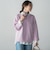 【WEB限定】《暖色美》裏起毛Vネックトップス≪手洗い≫