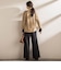 【WEB限定】《暖色美》裏起毛Vネックトップス≪手洗い≫