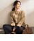 【WEB限定】《暖色美》裏起毛Vネックトップス≪手洗い≫
