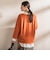 【WEB限定】《暖色美》裏起毛Vネックトップス≪手洗い≫