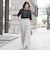 肘まで隠れるUVクルーネックニット≪WEB限定サイズ11号/WEB限定カラーあり/洗える≫