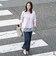 肘まで隠れるUVクルーネックニット≪WEB限定サイズ11号/WEB限定カラーあり/洗える≫