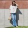≪シリーズ累計3万枚突破！≫【ラクする美人服】Vネックブラウス