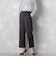 パウダーツイルストレッチパンツ≪洗濯機で洗える/防シワ/セットアップ対応≫