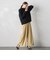 【WEB&一部店舗限定】ピンストライプワイドパンツ