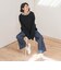 【WEB限定/新色追加】”まるで毛布”とろける裏起毛ワイドパンツ