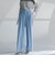 【大きいサイズ】パーフェクトジャージワイドパンツ≪洗濯機で洗える≫