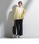 【WEB限定/大きいサイズ】シェルタリングワイドパンツ≪洗濯機で洗える≫