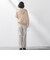 【WEB限定/大きいサイズ】シェルタリングワイドパンツ≪洗濯機で洗える≫