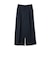 【大きいサイズ】麻調ワイドパンツ≪洗濯機で洗える≫