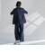 麻調ワイドパンツ≪洗濯機で洗える≫