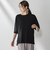 Tシャツ風ニットプルオーバー≪手洗い可能≫