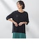 Tシャツ風ニットプルオーバー≪手洗い可能≫