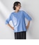 Tシャツ風ニットプルオーバー≪手洗い可能≫