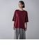 Tシャツ風ニットプルオーバー≪手洗い可能≫