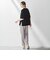 【大きいサイズ】Tシャツ風ニットプルオーバー≪手洗い可能≫
