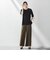 【大きいサイズ】Tシャツ風ニットプルオーバー≪手洗い可能≫
