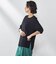 【大きいサイズ】Tシャツ風ニットプルオーバー≪手洗い可能≫