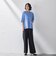 【大きいサイズ】Tシャツ風ニットプルオーバー≪手洗い可能≫