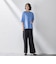 【大きいサイズ】Tシャツ風ニットプルオーバー≪手洗い可能≫