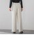 【WEB限定/大きいサイズ】”まるで毛布”とろける裏起毛ワイドパンツ