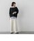 【WEB限定/大きいサイズ】”まるで毛布”とろける裏起毛ワイドパンツ