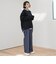 【WEB限定/大きいサイズ】”まるで毛布”とろける裏起毛ワイドパンツ
