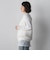【大きいサイズ】透かしフェザーニットジレ