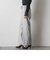 両面起毛ワイドパンツ