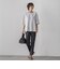 【WEB限定】“まるでデニム見え”裾スリットテーパードパンツ