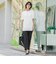 【WEB限定】“まるでデニム見え”裾スリットテーパードパンツ