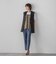 【WEB限定】“まるでデニム見え”裾スリットテーパードパンツ