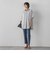 【WEB限定】“まるでデニム見え”裾スリットテーパードパンツ