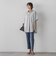 【WEB限定】“まるでデニム見え”裾スリットテーパードパンツ