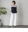 【極・名品パンツ】シェルタリングワイドパンツ