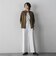 【WEB限定/+5cm丈長め】【極・名品パンツ】シェルタリングワイドパンツ