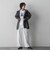 【WEB限定/+5cm丈長め】【極・名品パンツ】シェルタリングワイドパンツ