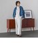 【WEB限定/+5cm丈長め】【極・名品パンツ】シェルタリングワイドパンツ