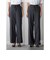 【WEB限定/+5cm丈長め】【極・名品パンツ】シェルタリングワイドパンツ
