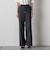 【WEB限定/+5cm丈長め】【極・名品パンツ】シェルタリングワイドパンツ