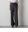 【WEB限定/+5cm丈長め】【極・名品パンツ】シェルタリングワイドパンツ