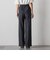【WEB限定/+5cm丈長め】【極・名品パンツ】シェルタリングワイドパンツ